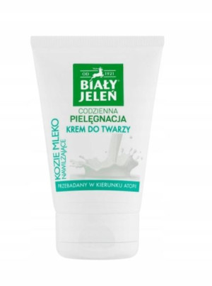 Biały Jeleń, Krem do twarzy kozie mleko, 100 ml