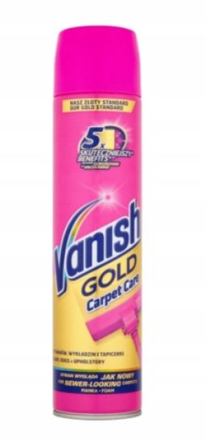 Vanish Gold, Pianka do dywanów, 600 ml