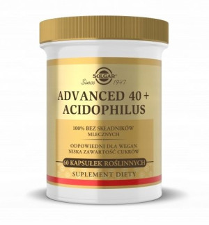 Solgar, Advanced 40+ Acidophilus, 60 kapsułek