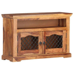 Szafka pod TV, 90x30x60 cm, lite drewno sheesham