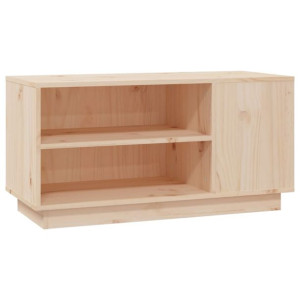 Szafka pod telewizor, 80x35x40,5 cm, lite drewno sosnowe