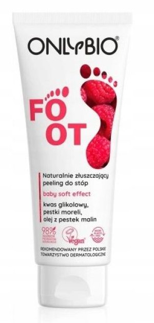 Onlybio Foot, złuszczający peeling do stóp, 75 ml