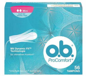 O.B. ProComfort, Mini, Tampony higieniczne, 56 szt