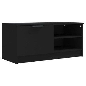 Szafka pod telewizor, czarna, 80x35x36,5 cm