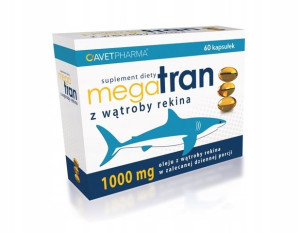 Mega Tran z wątroby rekina 60 kapsułek