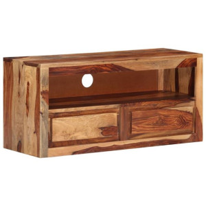 Szafka pod TV, 88 x 30 x 40 cm, lite drewno sheesham