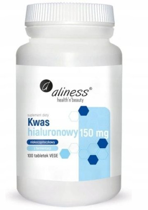 Aliness, Kwas Hialuronowy 150mg, 100 tabletek