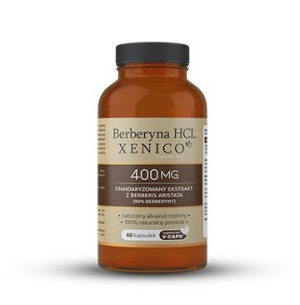 Berberyna HCL, 60 kapsułek