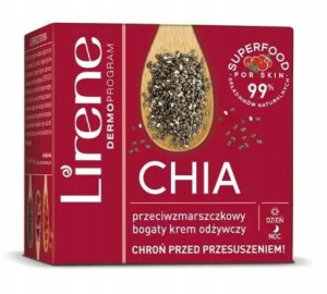 Lirene, Krem przeciwzmarszczkowy, chia, 50 ml