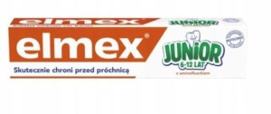 Elmex Pasta do zębów przec. próchnicy 6-12lat 75ml