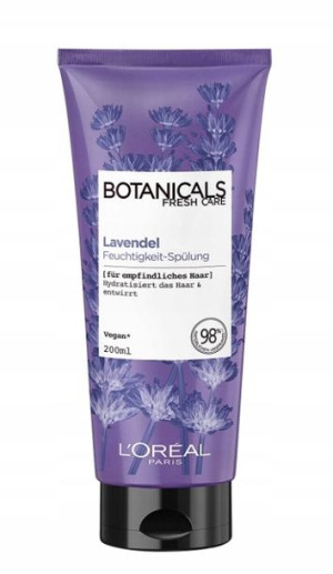 Botanicals, Silikonowa odżywka, Lawenda, 200 ml