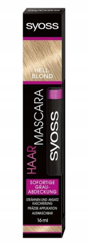 Syoss, Tusz do włosów, jasny blond, 16 ml