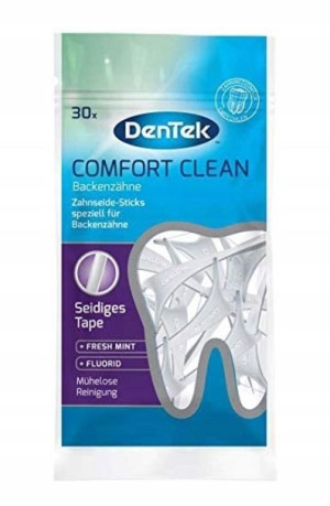 DenTek, Comfort Clean, Nici dentystyczne 30 sztuk