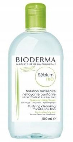 Bioderma Sebium H2O, płyn micelarny, 500ml