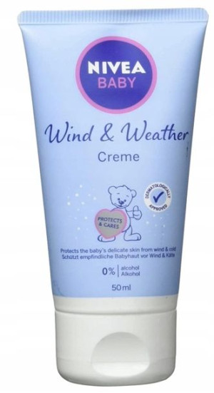 Nivea Baby, Wind & Weather, Krem, 50 ml