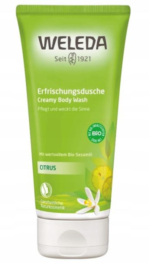 Weleda, Żel pod prysznic o zapachu cytryny, 200 ml