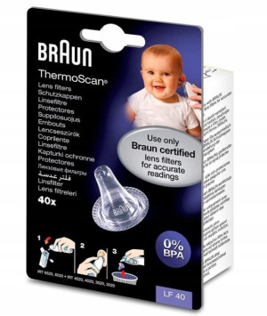 Braun, Osłona termometru dousznego, 40 sztuk