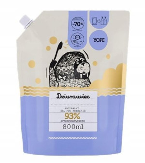 Yope, Żel pod prysznic Dziurawiec 93% refill 800ml