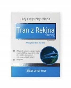 Tran z rekina Strong, 60 kapsułek