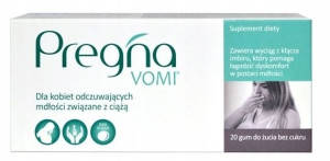 Pregna Vomi guma do żucia 20 sztuk