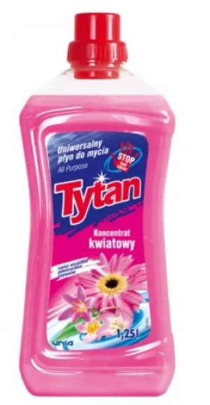Tytan, Płyn Uniwersalny do mycia, kwiatowy, 1,25l