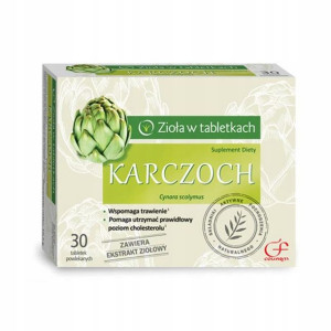 Karczoch 30 tabletek