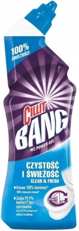 Cillit Bang, Płyn do WC, Trudne zabrudzenia, 750ml