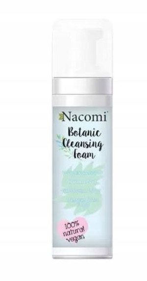 Nacomi, Botaniczna pianka myjąca, do twarzy, 150ml