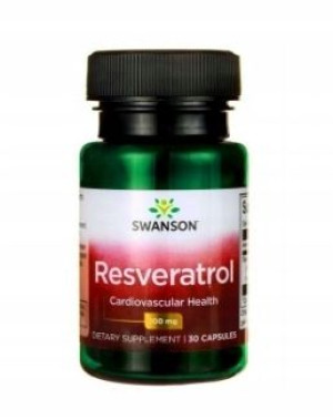 Swanson, Resveratrol 100mg, 30 kapsułek