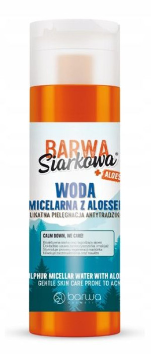 Barwa Siarkowa, Woda micelarna z aloesem, 200 ml