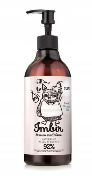 Yope Mydło płyn, Imbir&Drzewo Sandałowe 500ml