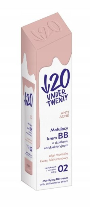 Under Twenty Krem Matujący BB 02 algi morskie 60ml
