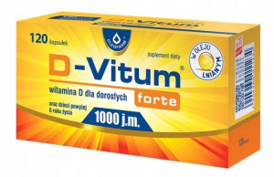 D-Vitum forte 1000 j.m. 120 kapsułek