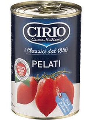 Cirio Pelati pomidory bez skórki 400g