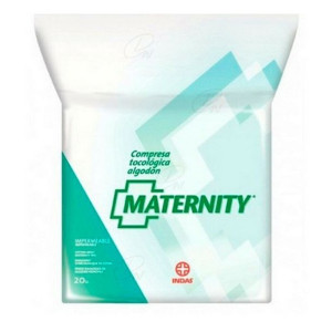 Podpaski Poporodowe Bawełniane Maternity Indasec Maternity (20 uds) 20 Sztu