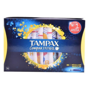 Opakowanie Tamponów Pearl Regular Tampax Tampax Pearl Compak (36 uds) (36 S