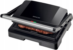 Grill Elektryczny Żebrowany Sencor 1000w Czarny
