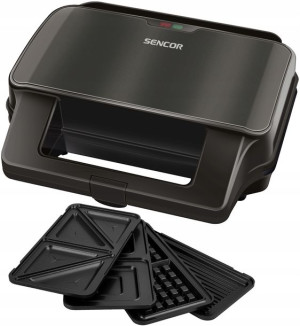 Opiekacz Toster Do Kanapek Sencor 4w1 900 W Czarny