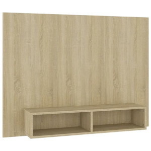 Wisząca szafka pod TV, dąb sonoma, 120 x 23,5 x 90 cm