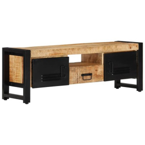 Szafka pod TV, 120x30x40 cm, lite drewno mango
