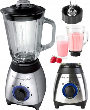 Sencor Blender Kielichowy Do Koktajli 600 W Srebrny