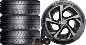 KOŁA Citroen C4 ST 2 Continental 225/45R18+TPMS*1