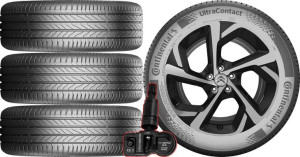 KOŁA Citroen C6 2 Continental 245/45R18+TPMS*2