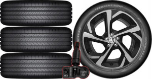 KOŁA Peugeot 308 2 GT Goodyear 225/40R18+TPMS*2