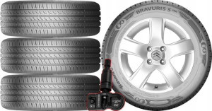 KOŁA LATO Citroen DS4 Barum 215/60R16+TPMS