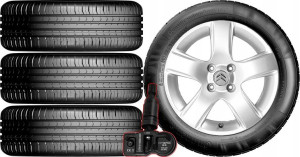 KOŁA LATO Citroen C4 Continental 215/55R16+TPMS*1
