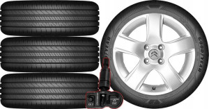 KOŁA LATO Citroen C-Elysee Goodyear 195/55R16+TPMS