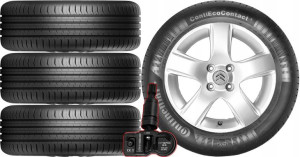 KOŁA Citroen Berlingo Continental 205/55R16+TPMS*4