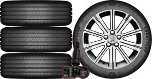Koła Peugeot 407 Goodyear 215/55r17+tpms