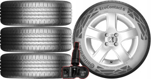 KOŁA LATO Peugeot 408 Continental 205/55R16+TPMS*6